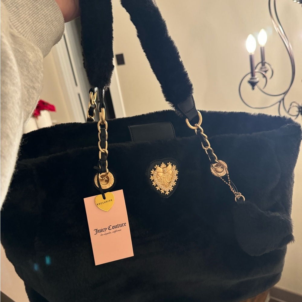 Juicy Couture LOVE FURRY FRIENDS TOTE